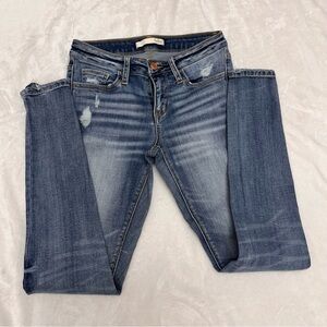 Day Trip Skinny Distressed Jeans SZ 25